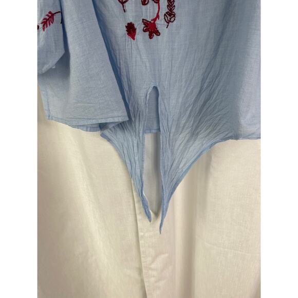 50% OFF BeachLunchLounge Top Off The Shoulder Embroidered - Picture 4 of 7